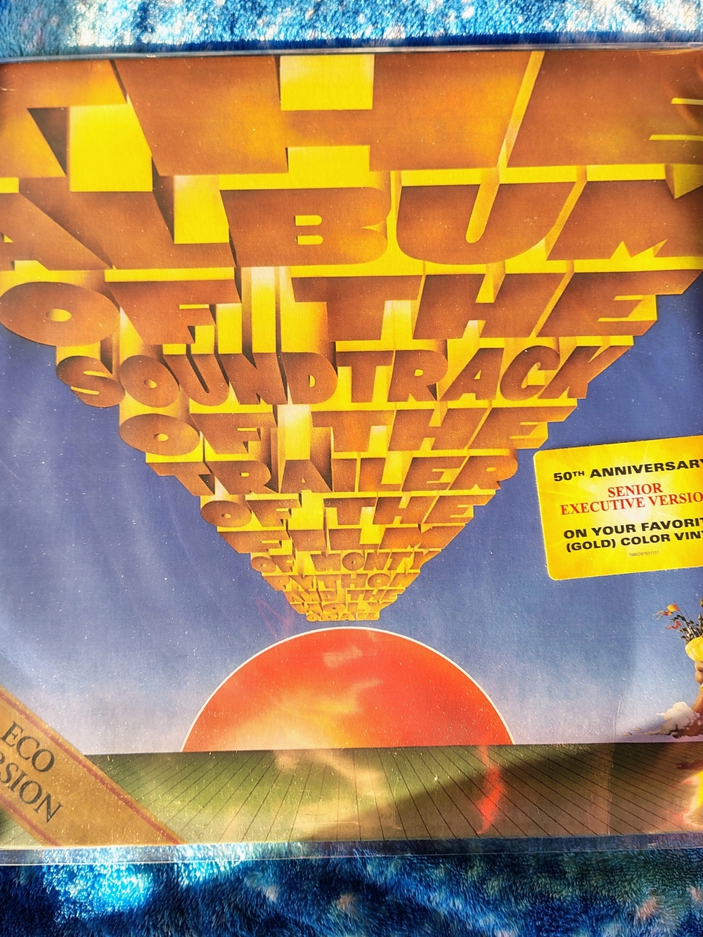 Monty Python Holy Grail 50th Anniversary LP Gold Vinyl Eco Version Sealed